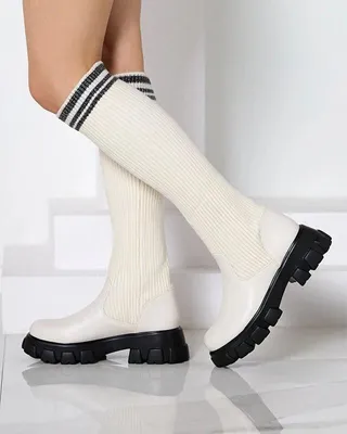 Produktbild von Hohe Damen-Slipper in Ecru Farbe Alerpi- Footwear, Größe 36