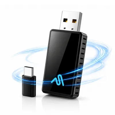 Image de AutoSky Adaptateur CarPlay & Android Auto sans fil – Plug & Play