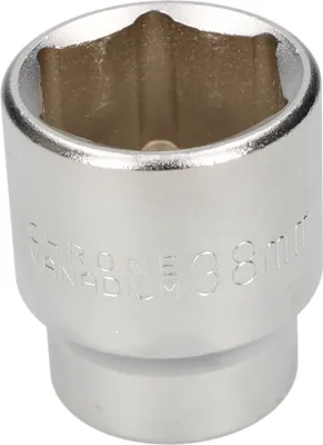Produktbild von KOTARBAU®  Sechskant Steckschlüssel-Einsatz 3/4 Zoll 38 mm aus Chrom-Vanadium-Stahl