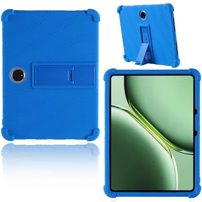 Produktbild von Tablet Hülle für Oppo Pad 2 11,61", Stoßfeste Weiches Silikon Schutzhülle mit Standfunktion Blau