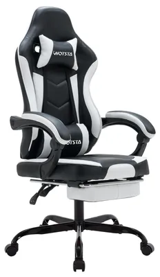 Productafbeelding van Ergonomische Gaming Chair met Voetsteun en Lendensteun