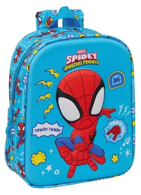 Produktbild von Safta Spidey 3d 6l Rucksack Blau Kinder Blau One Size