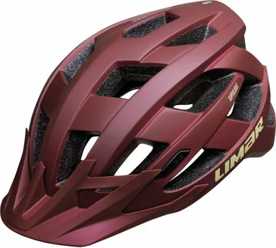Produktbild von Limar Alben Fahrradhelm Größe L Matt Dunkelrot - 230 g Leichtgewicht mit 22 B...