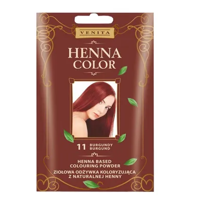 Zdjęcie produktu dla Venita Henna Color Wax Saszetka 11 Burgund