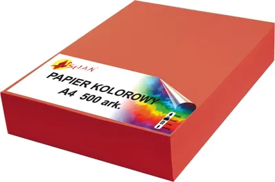 Produktbild von Farbpapier A4 80g hellrot 500 Blatt