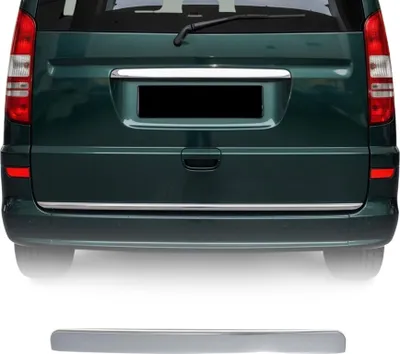 Image de Garniture de Hayon Coffre pour Mercedes Vito W639 2003-2014 acier inoxydable
