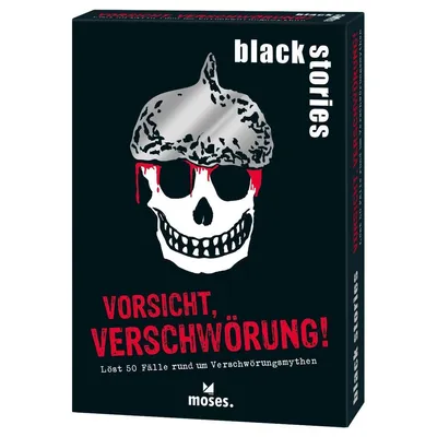 Produktbild von black stories Vorsicht, Verschwörung!