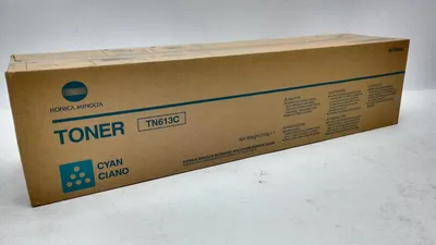 Immagine prodotto di Konica Minolta TN-613C Cartuccia toner A0TM450 Ciano per Bizhub C452/C552/C652