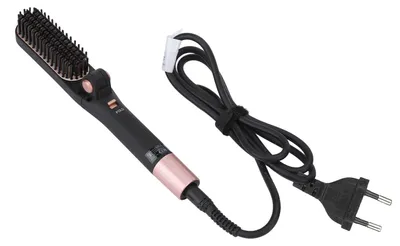 Immagine prodotto di Pettine lisciante, spazzola riscaldante rapida con regolazione della temperatura a 3 livelli, 100-240 V, spina UE