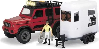 Produktbild von Geländewagen mit Pferdeanhänger