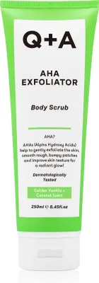 Obrázok produktu pre Q+A Telový peeling s AHA kyselinou, 250ml