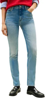 Productafbeelding van Tommy Hilfiger dames jeans, model Denim Love, slim fit, blauw (Love), maat 33W/30L