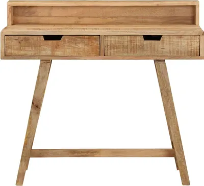 Produktbild von vidaXL Schreibtisch 100x45x90 cm Raues Massives Mangoholz
