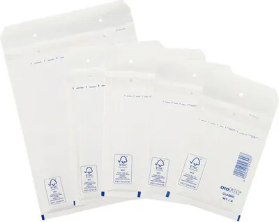 Produktbild von 200x BUDGET Luftpolstertaschen 1/A-11 100x165mm weiß