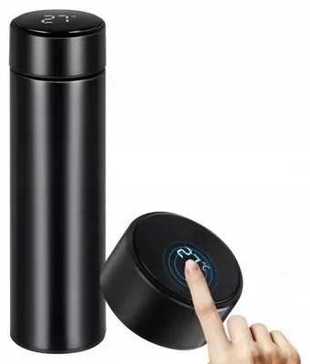 Produktbild von Smart Cup LED Thermosbecher mit Temperaturanzeige 500ml