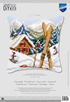 Produktbild von Vervaco PN-0021868 Herrlich! Winter Kreuzstichkissen