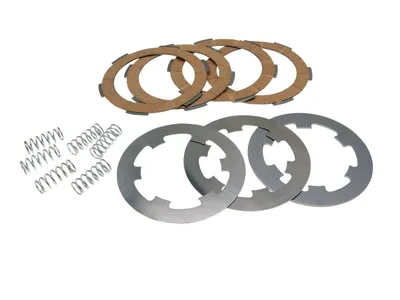 Zdjęcie produktu dla Zestaw tarcz sprzęgła Ferodo wraz ze sprężynami do Vespa PK 50, 125 FL, XL, Piaggio APE 50 TL5, TL6