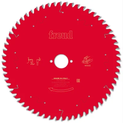 Image de Lame pour scie circulaire portative FREUD - Ø250 2,8/1,8 AL30 Z60 BA 10° - F03FS09776 -FR23W003T