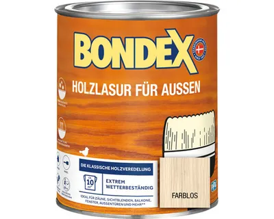 Produktbild von BONDEX Holzlasur farblos 750 ml