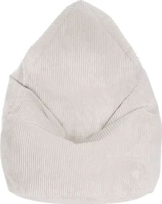 Zdjęcie produktu dla Dreamroots Bean Bag 80x80x120cm Beanbag z oparciem  oraz pokrowcem, pufa do siedzenia, beanbag, puf do siedzenia,  White Dove