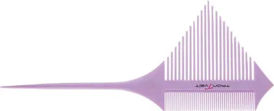 Produktbild von Lila Stielkamm mit feinen Zinken für präzises Abteilen und Stylen der Haare