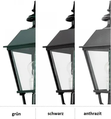 Produktbild von Casa Padrino Barock Gartenlaterne / Außenstehleuchte 82 x 82 x H. 320 cm - Verschiedene Farben - Luxus Qualität