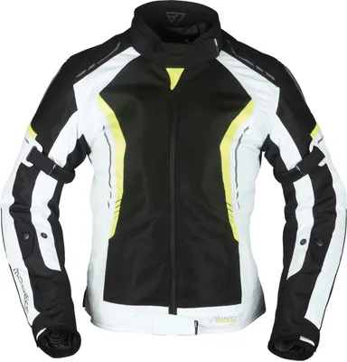 Produktbild von Modeka Khao Air Damen Motorrad Textiljacke, schwarz/grau/neon, 42
