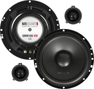 Immagine prodotto di MB-Quart QM-165, altoparlante coassiale a 2 vie per auto, 16,5 cm