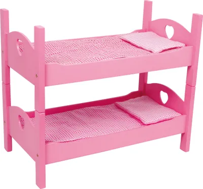 Produktbild von Puppenhochbett pink
