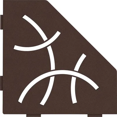Image de Schlüter SES2D6TSOB-E-S2 Support de tablette Courbe 75x195x195x75mm Bronze