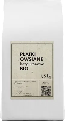 PŁATKI OWSIANE BEZGLUTENOWE BIO 1,5 kg - THE PLANET