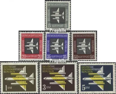 Produktbild von Briefmarken DDR 1957 Mi 609-615 (kompl.Ausgabe) gestempelt Flugpostmarken