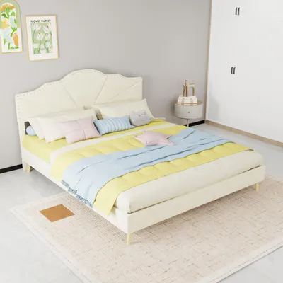 Obrázok produktu pre Postel s čalúneným rámom, 160x200 cm, sivá dvojlôžková posteľ s úložným priestorom, lampičkou na čítanie a funkciou USB nabíjania, nastaviteľná opierka hlavy s roštom, vhodná do spálne