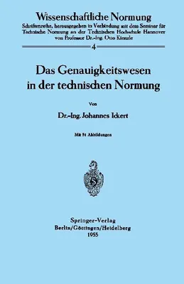 Produktbild von Das Genauigkeitswesen in der technischen Normung