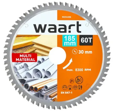 Obrázek produktu pro KOTOUČOVÁ PILA WAART WIDIA 185 x 30 x 60Z MULTIMATERIÁLOVÁ