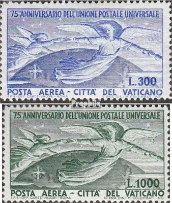 Produktbild von Briefmarken Vatikanstadt 1949 Mi 161-162 (kompl.Ausg.) postfrisch Weltpostverein