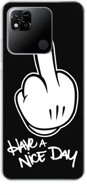 Produktbild von König Design Hülle kompatibel mit Xiaomi Redmi 10A Kunststoff Soft Handyhülle - Handy Case Have a nice Day