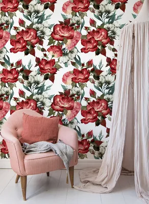 Produktbild von Coloray Fototapete 416x254 cm Latextapete Magicstick - Rosen romantische Blumen