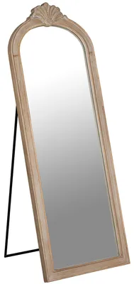 Rechteckiger Holz-Standspiegel 56x4x155 cm