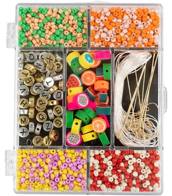 Image de Creativ Company Kit de bricolage de bijoux - Mix de perles de fruits et accessoires