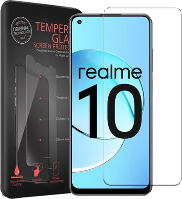 Produktbild von 2x Conie Glasfolie für Realme 10 Displayschutz Folie Panzer Glas Premium Schutzfolie Set Blasenfrei