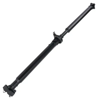 Immagine prodotto di Albero di trasmissione posteriore, struttura in acciaio, lunghezza compressa di 61,378 pollici, diametro di 2,5 pollici, compatibile con BMW 323Ci, 323i, 325ci, 325i, modello E46