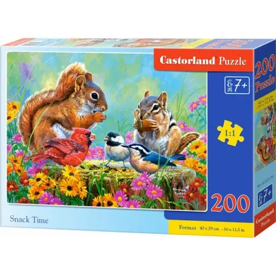 Immagine prodotto di Puzzle 200 pezzi Snack Time 222179 Castorland