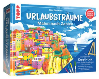 Zdjęcie produktu dla frechverlag Kreativbox Malowanie po numerach Wakacyjne marzenia