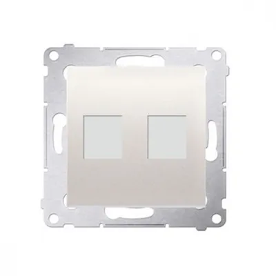Obrázok produktu pre Kontakt-Simon DKP2.01/41, Biela, Plast, IP20, 75 mm, 32 mm, 75 mm