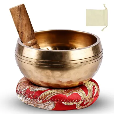 Produktbild von Klangschale Klangschale Set - 3-teilig - 8 cm - Gold