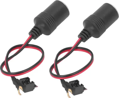Produktbild von Paar Auto-Zigarettenanzünder-Buchse, Stecker-Adapter, DC 12–24 V, Ersatz für Mazda