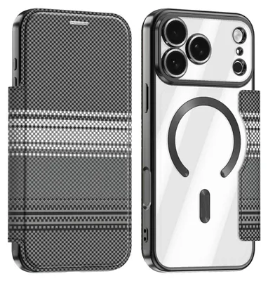 Produktbild von MagSafe Handyhülle für Apple iPhone 18 Pro RFID Kamera Schutz Design Schwarz