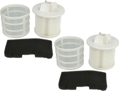 Produktbild von vhbw 4-tlg. Filter-Set kompatibel mit Hoover SE71-VX04001 39001360, SE71-VX01001 39001172 Staubsauger - 2x Abluft-Filter, 2x Vormotor-Filter