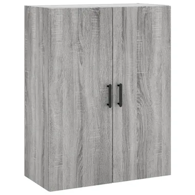 Image de Armoire murale sonoma gris 69,5x34x90 cm